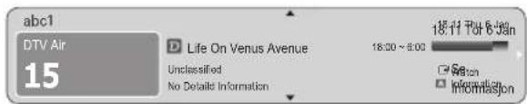 abc1 DTV Air 15 Life On Venus Avenue Unclassified No Detail Information 18:30 ~ 6:00 18:11 7:04 6:00 Jan Section Information Information