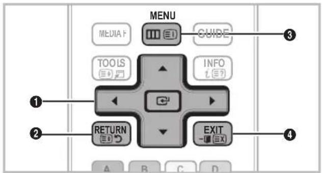 MENU MEDIA F GUIDE TOOLS INFO 1 2 RETURN EXIT - ( )