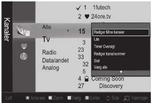 1futech 2 24ore.tv Alle 15 Tv 3 Radio 23 Data/andet 33 Analog 32 4 27 Rediger Mine kanaer Las Timer Oversigt Rediger kana/nummer Slet Vælg alle Coming Soon Discovery Luft Antenne Zoom Vælg Sorter Side Vaarktojer