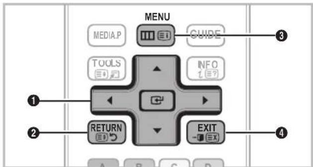 MENU MEDIA.P GUIDE TOOLS INFO 1(?) RETURN EXIT A B C D