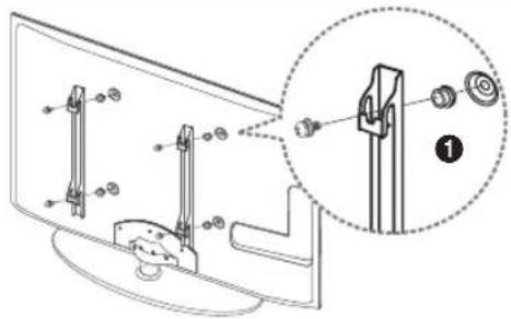 SAMSUNG UE22C4005PW - Klargøring inden installering af vægbeslaget - 2