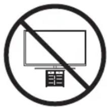 SAMSUNG UE49RU7375U - Precauciones de seguridad: Sujeción del televisor a la pared para evitar que se caiga - 1