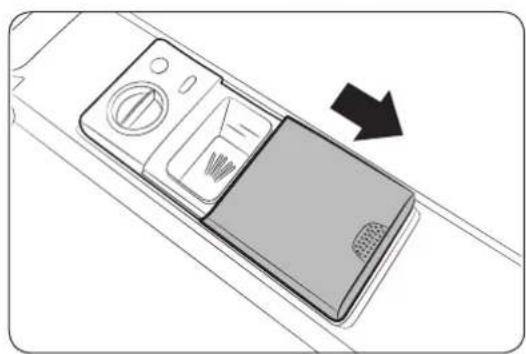 SAMSUNG DW60M9550UW - Fylla på diskmedelsbehållaren - 2