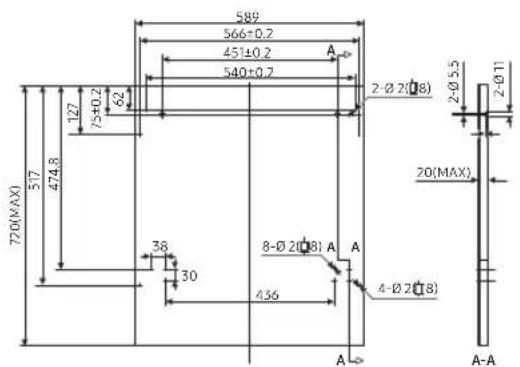 SAMSUNG DW60M6040UW - STEP 3. PREPARING THE CUSTOM PANEL (FOR FULLY BUILT IN AND SEMI BUILT IN DISHWASHER) - 1