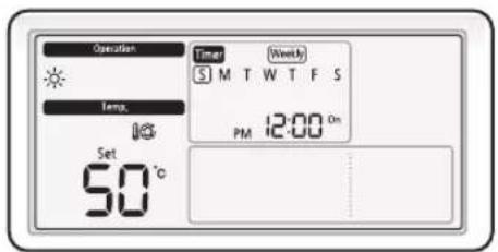SAMSUNG AE160JNYDGH - Annullering af ugetimer - 5