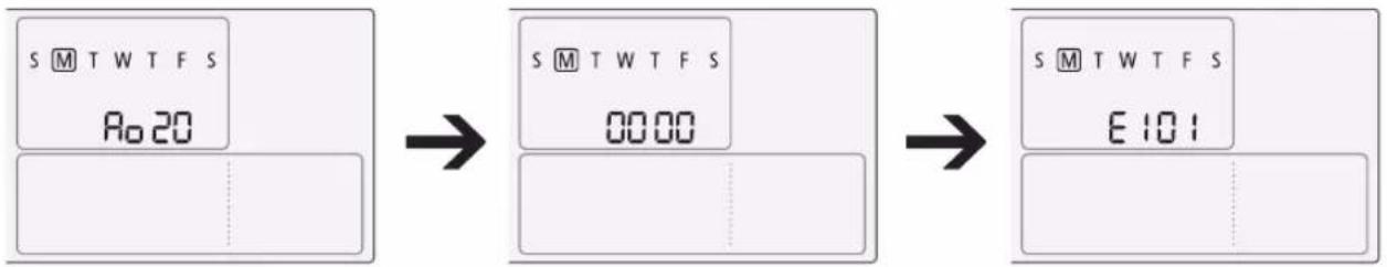 SAMSUNG AE160JNYDGH - Fejldisplay vises på den kablede fjernbetjening - 2