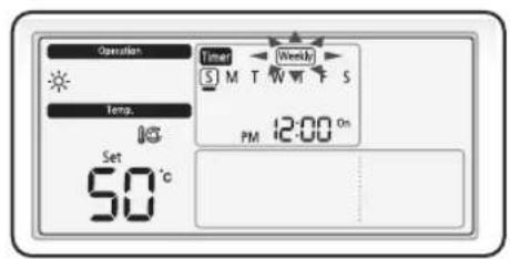 SAMSUNG AE160JNYDGH - Annullering af ugetimer - 1
