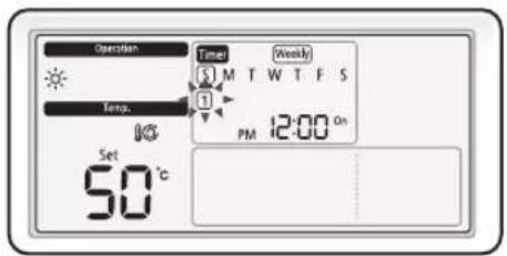 SAMSUNG AE160JNYDGH - Annullering af ugetimer - 3