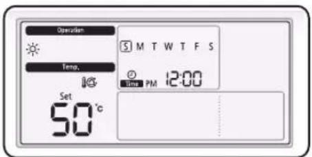 SAMSUNG AE160JNYDGH - Kontrol af indstillet temperatur - 2