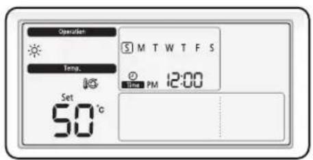 SAMSUNG AE090JNYDGH - Kontrol af indstillet temperatur - 2