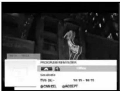 PROGRAM RB MINER Satellite TV6 (N) - 10:15 - 10:15 @CANCEL @ACCEPT