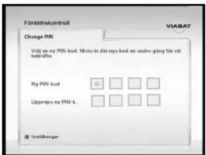 Föraklärakontroll Change PIN Viðl on my PIN-kod. Mota in this reys kod an andre gång for att belsrlifts. My PIN-kod Upprepis my PIN-k...