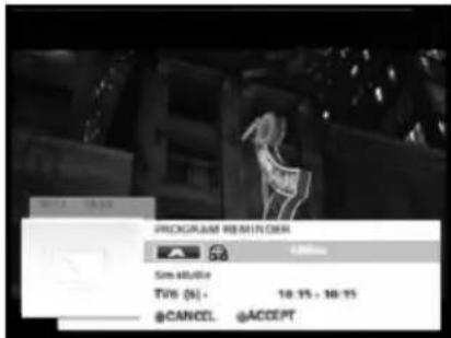 PROGRAM REIMIN ORDER 58 Sim studio TV6 (s) - 10:15 - 10:15 @CANCEL @ACCEPT