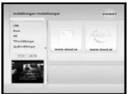 Installinger>Installinger VIASAT USB Start HD TVInstallinger LidelnInstallinger 17.01 - 20.79 www.visat.se www.visat.se