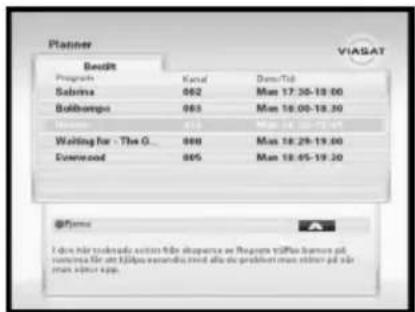 SAMSUNG ViasatHD DSB-H670N - Kanalliste for Ticket - 2