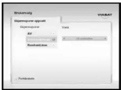 Bruivervalg VIASAT Skjernsporer appsett Skjernsporer AV 12 RandomLines Vest - Forbendem