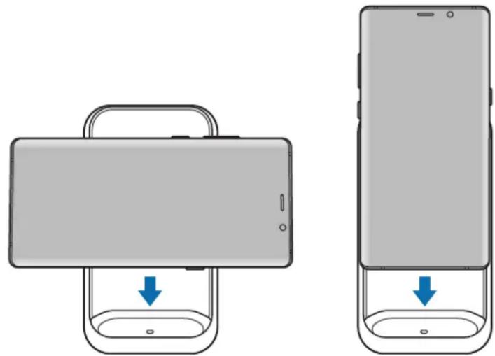 SAMSUNG EP-N5200 - Kablosuz şarj cihazına desteklenen bir mobil cihaz yerleştirin. - 1