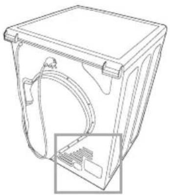 SAMSUNG DV70H4400CW - ПОДСОЕДИНЕНИЕ СЛИВНОГО ШЛАНГА - 1