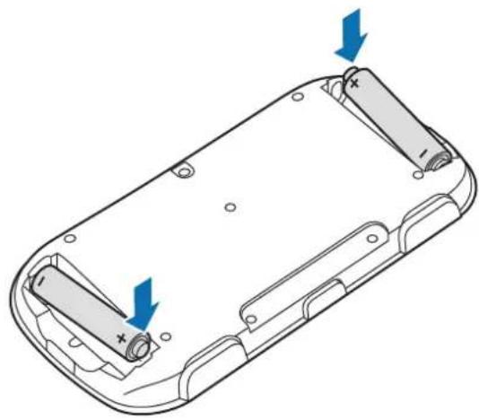 SAMSUNG EI-YP322 - Isætning af batterier - 3