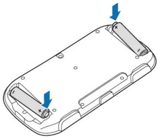 SAMSUNG EI-YP322 - Vložení baterií - 4