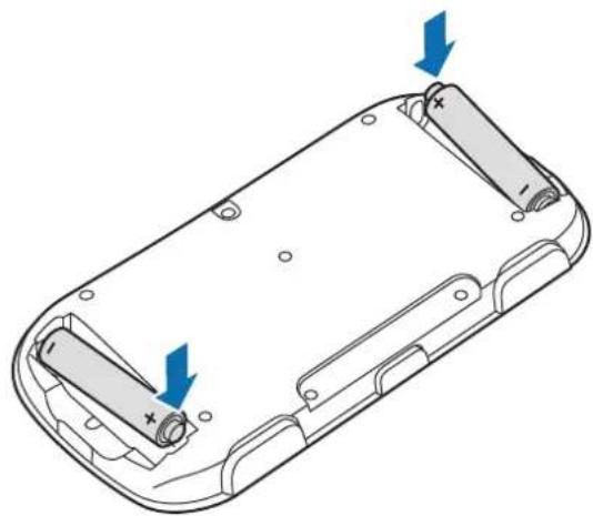 SAMSUNG EI-YP322 - Inštalácia batérií - 2