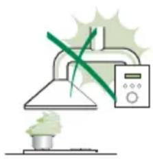 Illustration of a chemical experiment setup with a conical flask, thermometer, and smokestack (no text or symbols)