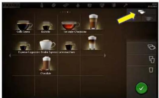 Colle Cotta, Biscello, Ice water, Chocciolo, Espresso, Crappinoè, Boute Espresso, Caste machine, Chocolate