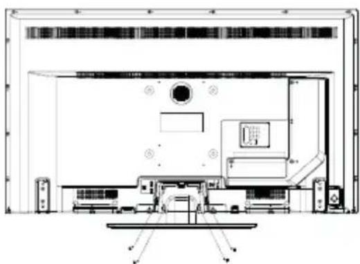 PANASONIC TX-49FX550E - Samling af soklen - 2