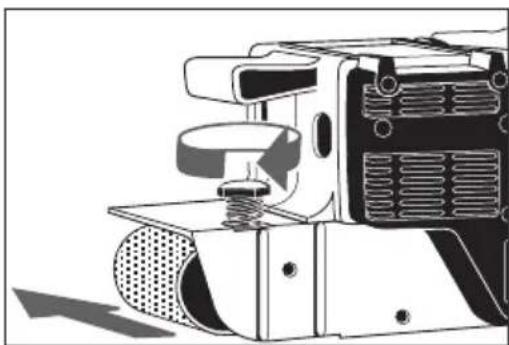 AEG HBSE 100 - Byte av slipband - 3