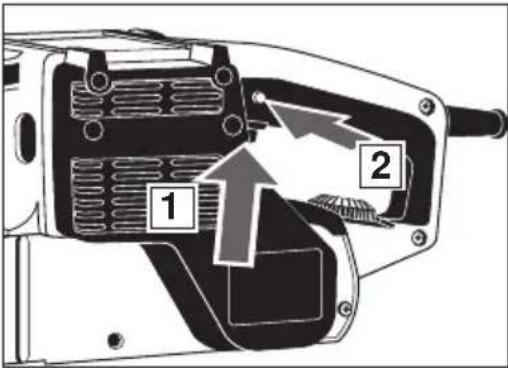 AEG HBSE 100 - Verwisselen van de schuurband - 6