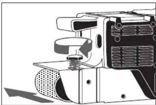 AEG HBSE 100 - Verwisselen van de schuurband - 3