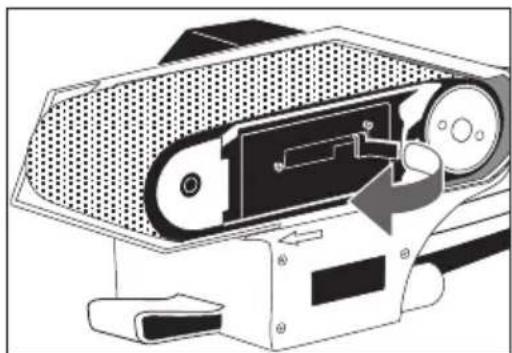 AEG HBSE 100 - Sustitución de la banda de lija - 4
