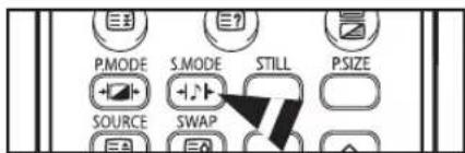 P.MODE S.MODE STILL P.SIZE SOURCE SWAP