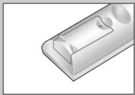 SAMSUNG CW-29M206P - Udskiftning af Fjernbetjeningens Batterier - 1