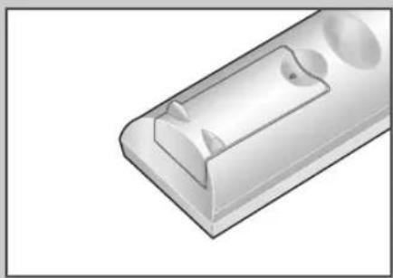 SAMSUNG CW-29M026V - Udskiftning af Fjernbetjeningens Batterier - 1