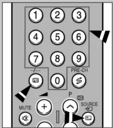 1 2 3 4 5 6 7 8 9 -/-- 0 PRE-CH MUTE + P SOURCE