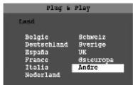 SAMSUNG CW21Z413N - Indstillinger - Plug & Play - 4
