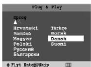 SAMSUNG CW21Z413N - Indstillinger - Plug & Play - 2