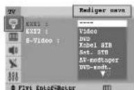 SAMSUNG CW-21M163N - Input – (afhængigt af modellen) Liste over kilder / Rediger navn - 2