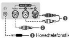 SAMSUNG CW-21M163N - Tilslutning til SCART (indgang/udgang) - 1