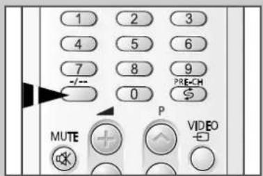1 2 3 4 5 6 7 8 9 PRE-CH 0 MUTE P VIDEO