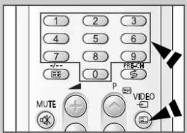 1 2 3 4 5 6 7 8 9 0 PRECH MUTE P VIDEO