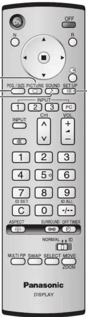 PANASONIC TH-42PWD8ES - Skæmmenu vejledningen - 4