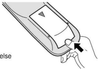 PANASONIC TH-42PWD6EX - Kræver to R6 batterier. - 2