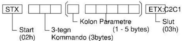 PANASONIC TH-42PWD6EX - Basisformat for kontroldata - 1
