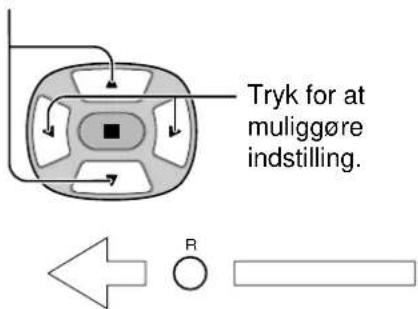 Tryk for at muliggøre indstilling.