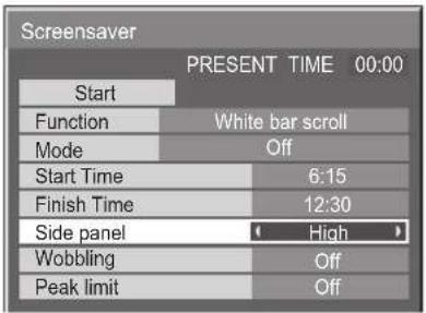 PANASONIC TH-42PWD7EKJ - Indstilling af sidepanel - 4