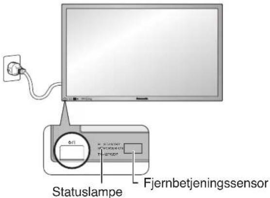 Statuslampe Fjernbetjeningssensor