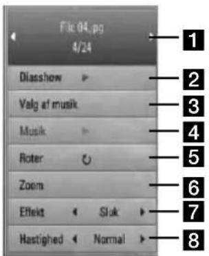 LG HB44S - Valgmuligheder under visning af foto - 1