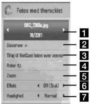 LG HB44S - Valgmuligheder under visning af foto - 1